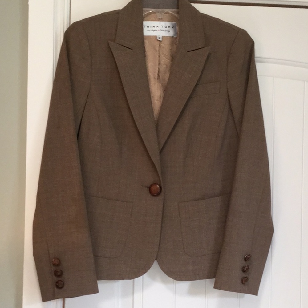 Gorgeous Trina Turk blazer. Fully lined. Like new!